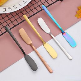 Fedex Stainless Steel Butter Knife Multipurpose Knifes Butter Spreader for Butters Cheese Jelly Jam and Dessert Breakfast Feeding Tool