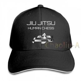 Jiu Jitsu Human Chess Grappling Bjj for or Unisex Baseball cap men women Trucker Hats fashion adjustable cap Q0911