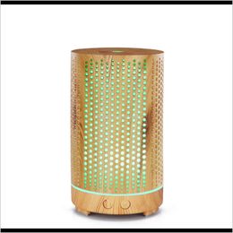 Designer 200Ml Oil Diffuser Wood Fragrant Aroma Humidifier Hollow Air Purifier Cool Mist Maker For Home Jdkbr Zseyi