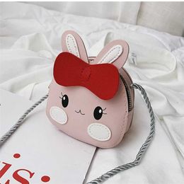 Cartoon Children's Shoulder Bags Cute Rabbit Frog Messenger Bag Girls Mini Handbags Kids Crossbody Bag Fashion Coin Pocket Pack 211025