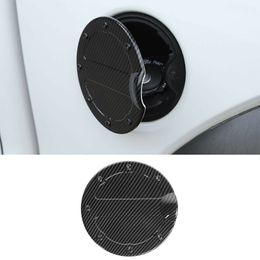 Fuel Tank Cover Gas Door Cap For Ford F150 Raptor 09-14 ABS Carbon Fiber