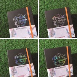 BUKE Dot Grid Notebook Dotted Watercolor Journal Sketchbook Thicken Paper 180GSM 160GSM Dotted160 Pages 5X5mm 210611