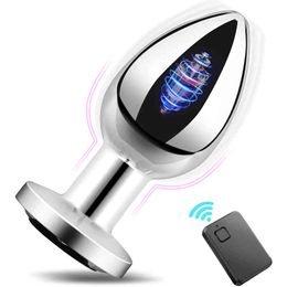 Nxy Anal Toys Wireless Remote Control Plug Vibrator for Women Butt g Spot Clitoris Stimulator Prostate Massager Adult Sex 1217
