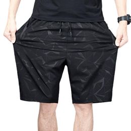 Running Shorts Men Zipper Pocket Quick Dry Workout Bodybuilding Gym Short Pants Sports Jogging Tennis Training