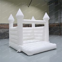 XYinflatable Activities 3x3m/10x10ft inflatable white bounce house with blower Birthday party Jumper blow up wedding bouncer for sale