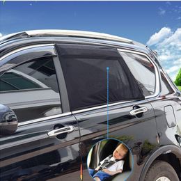 2pcs Car Sun Shade Side Window Sunshade Cover UV Protect Perspective Mesh Universal Accessories Windows Can Be Opened276n