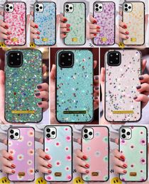 Luxury Bling Glitter Flower Daisy Cases Diamond TPU PC Cover For MOTO G50 G60 G100 G8 Power Lite G9 One Fusion 5G Plus E7 G Play 2021 LG Stylo 6 7 K22 Google Pixel 4 4A XL 5