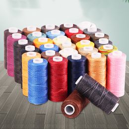 Other Arts and Crafts Wax Thread 150D 50m round book binding Leathers Line tool Hand Stitching Thickness Shoes DIY High-Quality waxed thread for leather sewing 1mm