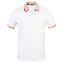 2021 Mens Stylist Polo Shirts Luxury Italy Men's Designer Clothes Short Sleeve Casual Fashion Men T Shirt Size M-3XL