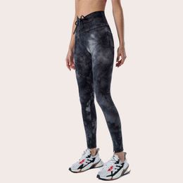 European American High Waist Push Up Fitness Pants Women Printing Camouflage Sports Slim Leggings Running Training Yoga Pant /40 H1221