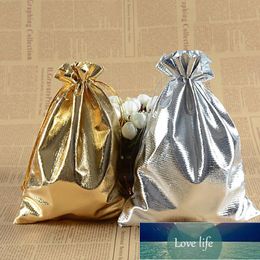 24pcs/Set Gold Silver Color Organza Bag Jewelry Packaging Bag Wedding Party Favour Candy Bags Favor Pouches Drawstring Gift Bags Factory price expert design Quality