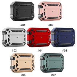 Military-grade Shockproof Protective Case for Airpods Pro 3 Heavy Duty Anti-fall Earphone Fundas Cover 7 Colours By DHL