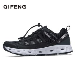2021 Summer Sneakers Men Outdoor Beach Shoes Women Aqua Travelling Breathable Light Hiking Shoes Water Sports Training Footwear Y0714