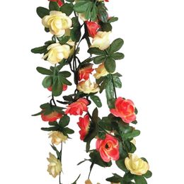 Decorative Flowers & Wreaths Artificial In Vase For Living Room Wedding Celebration Bridal Bouquet Home Garden Party DecorDecorative