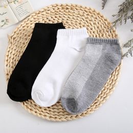 Brands 20Pcs=10Pair Solid Mesh Mens Socks Invisible Ankle Socks Men Summer Breathable Thin Male Boat Socks SALE DropShip