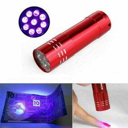 tube 9 Australia - Other Lighting Bulbs & Tubes Mini Led UV Nail Dryer Gel Curing Lamp Light Machine Ladies Fast Cure Torches 9 LEDs 4 Colors Portab