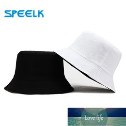 New Unisex Sun Hats Women Summer Double Side Bucket Hat Men Pure Colour Panama Fedoras Outdoor Fisherman Hat Visor Basin Cap Factory price expert design Quality Latest