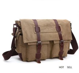 Handbags Purses Multiple Pockets Crossbag Casual Bag Hip-hop Street Canvas Cross Shoulder Bag Men Women Couples Package
