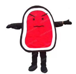 Halloween Meat Mascot Costume Top quality Cartoon Character Outfits Adults Size Christmas Outdoor Theme Party Adults Outfit Suit
