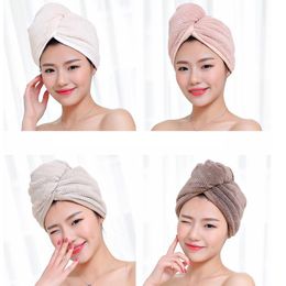 Magic Microfiber Hair Fast Drying Dryer Towel Bath Supplies Wrap Hat Quick Shower Cap Turban RH5921