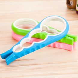 jar and bottle opener creative 4 in 1 open cover device with non slip and twist cap can opener DH8585