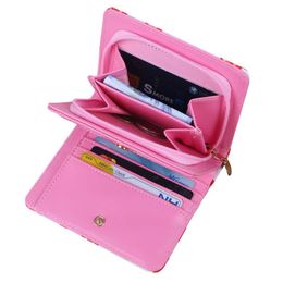 Wallets Fashion Women Cute Strawberry Fruit Cash Card Case Handbag Bag Purse Wallet Designer High Quality @C