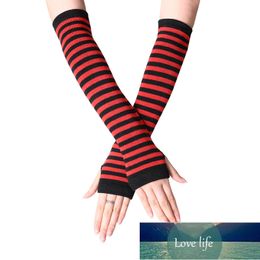 Korean Spring Autumn Cute Knitted Gloves Fingerless Sleeve Half Finger Wrist Cover Fashion Versatile Wrist Cover Winter Gloves