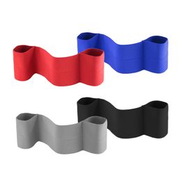 Black Fitness Bench Press Elastic Band Weightlifting Slingshot Squat Strength Protection Elbow Joint Resistance Band Bandage 425 X2