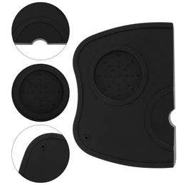 Table Mats & Pads 1 Pc Silicone Coffee Mat Simple Pad Creative Corner Tamping Cushion )