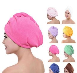 Thick Series 70G/Pcs Towels Bathroom Hair Towel Womens Girls Magic Hair Drying Hat Cap Salon Towels Quick Dry Bath Microfiber