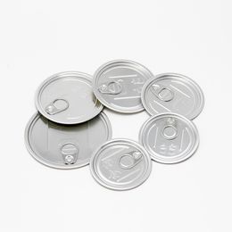 209# 300# 305# 307 63/73/78/83MM Aluminum Pull Ring Easy Open Top Lid Food Jars Beverage Soda Drink Can Lids Cover Storager Bottle