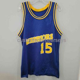 Cheap NEW Top Champion Latrell Sprewell 15 Jersey XS-5XL.6XL shirt stitched basketball jerseys Retro NCAA