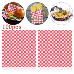 Gift Wrap 100 Sheets Food Wrapping Paper Deli Basket Liner Grease-Resistant Sandwich Packaging Hamburger Prevents Stains