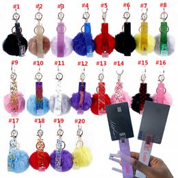 Party Favor Credit Card Grabber Debit Cards Puller For Long Nails With Pom Pom Keychain