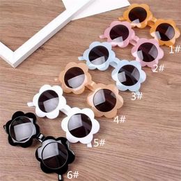 Children Eyewear Sunglasses Sunflower Frame Kid Eyeglasses Baby Girls Boy Sun Glasses Beach Eyewear Fashion Accessories