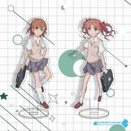 A Certain Scientific Railgun Anime Manga Characters Cosplay Acrylic Stand Model Board Desk Interior Decoration Standee Gift 16cm G1019