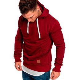 COCEDDBsweatshirt men hoodies brand male long sleeve solid hoodie black red big size poleron hombre 210813