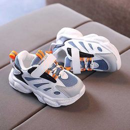 Spring Autumn Children's Breathable Mesh Sports Shoes Boys Soft-soled Toddler Shoes Teeange Girls Casual Running Shoes G1025