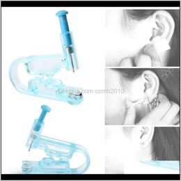 Painless Disposable Healthy Asepsis Ear Piercing Gun Pierce Tool Blue Kit No Infection No Inflammation Ear Piercing Gun Tool 0081 Pazj Tmend