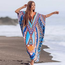 Swimwear Women Cover Up Plus Size Tunic Beach Dress Sun Kaftan Cape Female Bikini Outlet Coverups Pareo De Plage Ladies Salidas X0726