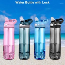 Water Bottle Sports Hiking Drink Bottles Premium Leakproof Cup With Lock Portable BPA-Free For Workout Cycling