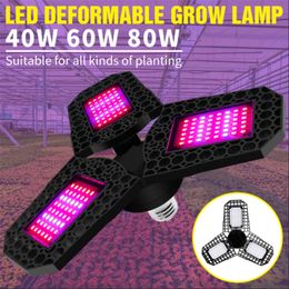 E27 LED Grow Lamp Full Spectrum Growth Bulb 85-265V Phyto Light Lighting For Plants Flowers Seedling Cultivation Ampul