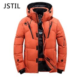 Brand Men's Winter Down Jackets Thick White Duck Down Warm Parkas Coats Casual Fashion High Quality Padded Jacket Men 211129