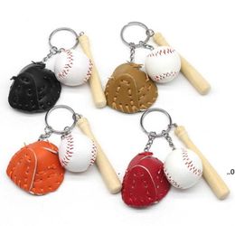 -Newbaseball keychain бейсбольный ключ цепи спортивные игры сувенирная вечеринка одобрение мода мужчины открытый рюкзак кулоны женские сумки украшения