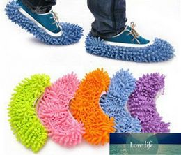 Novetly 1pc Dust Mop Slipper House Cleaner Lazy Floor Dusting Cleaning Foot Shoe Cover 5 Colours Factory price expert design Quality Latest Style Original Status