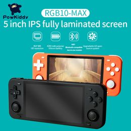 POWKIDDY RGB10 MAX 256G 25000+ Games Console Built-in WIFI Inch IPS HD Screen Video Retro Handheld Game Player for PS1 Joystick