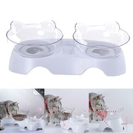 Anti-Vomiting Orthopaedic Pet Bowl Cat Dog Food Water Feeder Feeding Dishes VJ-Drop Y200922