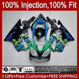 Motorcycle OEM Fairings For HONDA CBR 600 F4 FS CC Cyan Repsol 600F4 CBR600F4 1999 2000 Bodywork 54No.84 CBR600FS 600CC 1999-2000 CBR600 F4 99 00 Injection Mould Body