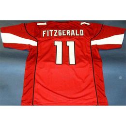 sjzl Custom Men Youth women LARRY FITZGERALD Football Jersey size s-5XL or custom any name or number jersey