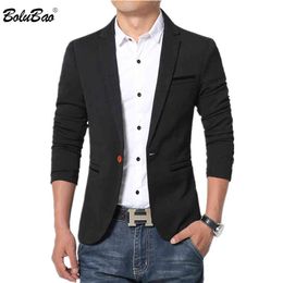 BOLUBAO Mens & Blazer Suits Jacket Coat Autumn Male Comfortable Blazers Suit Wedding Men Formal Occasions Suits 210518